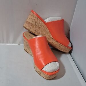 violet & red brand wedges, size 9.5